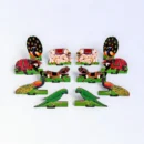 Bird Toy Set for Laddu Gopal. Set of 12 Pieces.