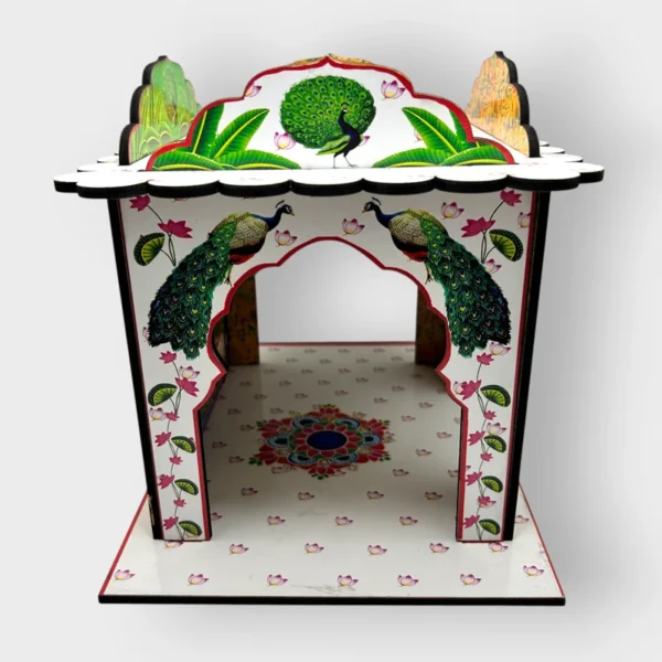 Hut House for Laddu Gopal, Size- Small, Color- White