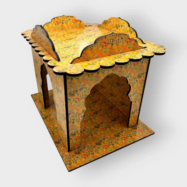 Hut House for Laddu Gopal, Size- Large, Color- Yellow