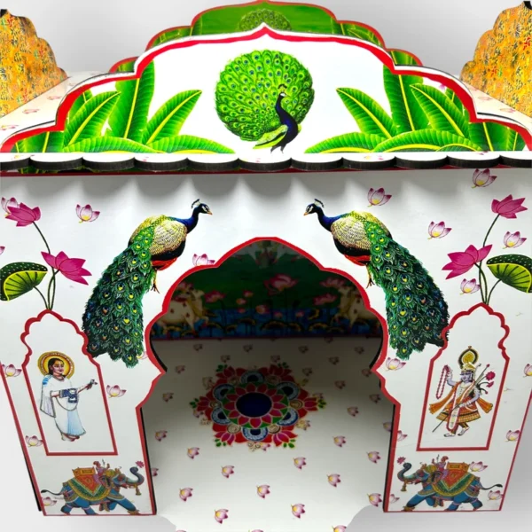 Hut House for Laddu Gopal, Size- Large, Color- White