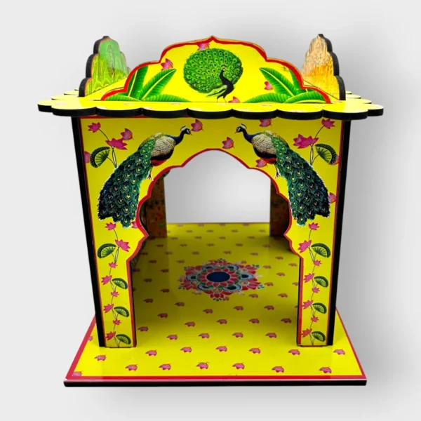 Hut House for Laddu Gopal, Size- Large, Color- Yellow