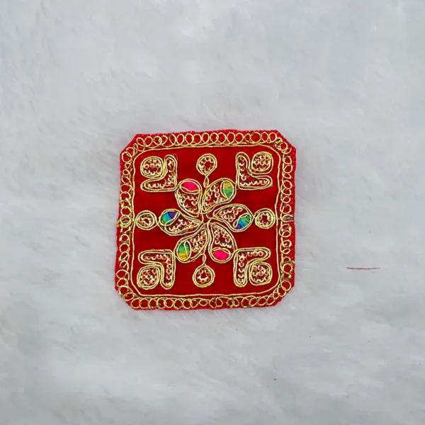 Chowki Singhasan Asan, 4*4 Inches, Pack of 2