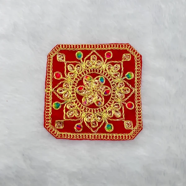 Chowki Singhasan Asan, 6*6 Inches, Pack of 2