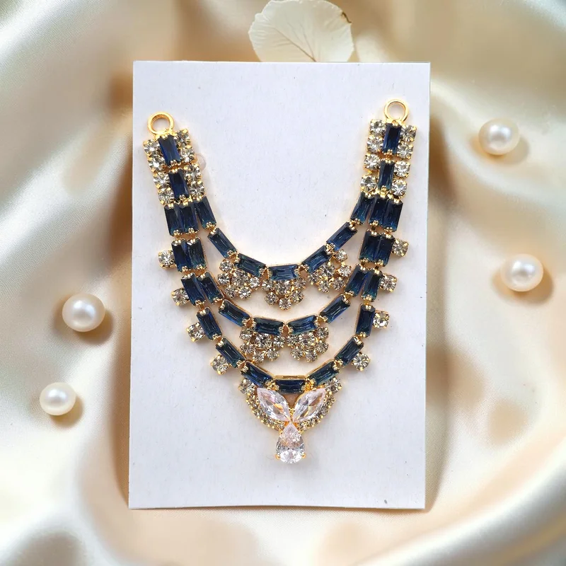 Laddu Gopal Mala, Laddu Gopal Haar, Blue Stone Mala, Krishna Ji Mala, Thakur Ji Mala, Laddu Gopal Jewelry, Laddu Gopal Shringar, Designer Laddu Gopal Haar, Crystal Mala for Laddu Gopal, Kanha Ji Mala, Bal Gopal Jewelry, Temple Jewelry, Janmashtami Shringar, Laddu Gopal Accessories, Krishna Idol Ornament, Fancy Laddu Gopal Mala, Premium Laddu Gopal Necklace, Thakur Ji Accessories, Radha Krishna Shringar, Laddu Gopal Decoration Items