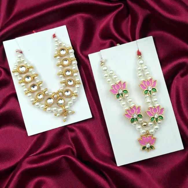 Designer Kundan Mala for Laddu Gopal | Pack of 2