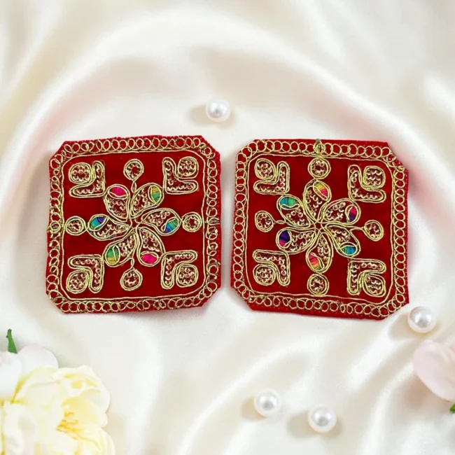Chowki Singhasan Asan, 4*4 Inches, Pack of 2