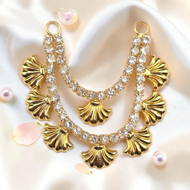 Laddu Gopal Necklace, Laddu Gopal Jewellery, Laddu Gopal Kanthi, Thakur Ji Necklace, Krishna Necklace, Bal Gopal Jewellery, Radha Krishna Jewellery, Golden Necklace for Laddu Gopal, Designer Laddu Gopal Haar, Premium Laddu Gopal Jewellery, AD Necklace for Laddu Gopal, Necklace for Krishna Idol, Fancy Kanthi Haar, Temple Jewellery, Janmashtami Jewellery, Laddu Gopal Shringar, Idol Jewellery, Premium Thakur Ji Accessories, Viral Laddu Gopal Necklace, Luxury Laddu Gopal Necklace