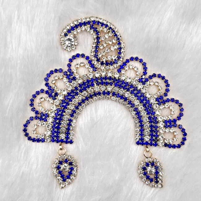 Beautiful stone Chandrika damini for Radha rani, laddu gopal, idols.