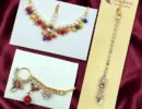 Matha Patti, Nath, Mang Tika, Radha Rani Nath Maang Tika, Radha Rani Shringar, Radha Rani Forehead Ornament, Radha Krishna Nathni, Radha Rani Jewelry, Radha Krishna Accessories, Radha Rani Sheesh Patti, Deity Forehead Ornament, Temple Jewelry, Radha Krishna Shringar, Idol Jewelry, Radha Rani Crown Accessories, Radhashtami Decoration, Janmashtami Shringar, Radha Rani Ornament, Divine Shringar Accessories, Temple Decoration Items, Radha Krishna Temple Jewelry, Thakur Ji Shringar, Devotional Jewelry