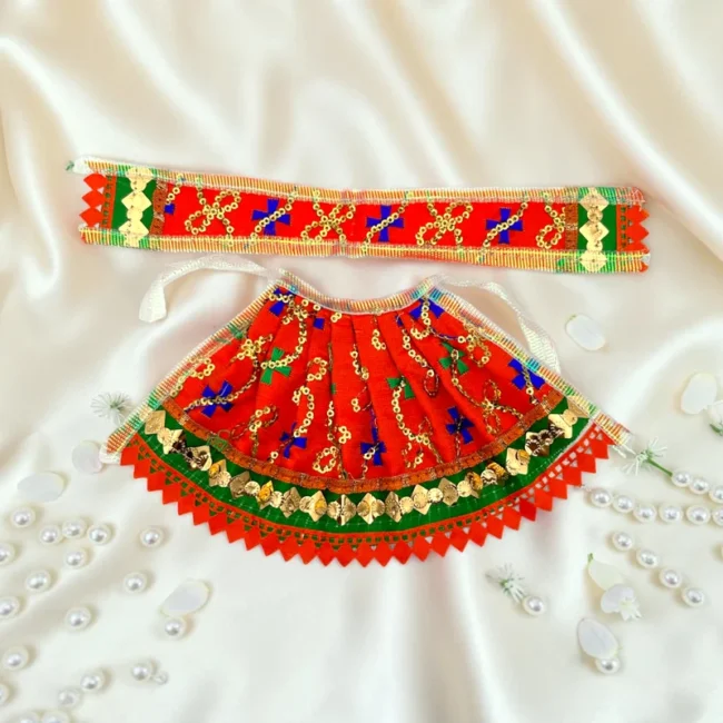 Durga Mata Dress, Durga Mata Lehenga, Durga Mata Poshak, Maa Durga Dress, Durga Idol Dress, Durga Mata Vastra, Durga Mata Shringar Dress, Navratri Dress for Durga Mata, Durga Puja Dress, Handmade Durga Dress, Floral Durga Dress, Designer Durga Mata Poshak, Durga Mata Lehenga Patka, Decorative Durga Dress, Temple Dress for Durga Mata, Festival Dress for Durga Idol, Premium Durga Mata Dress, Durga Idol Clothing, Mata Rani Dress, Durga Mata Decorative Dress