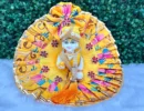 Janmashtami Special beautiful dress for laddu gopal, krishna and radha rani. Ornaments for idols