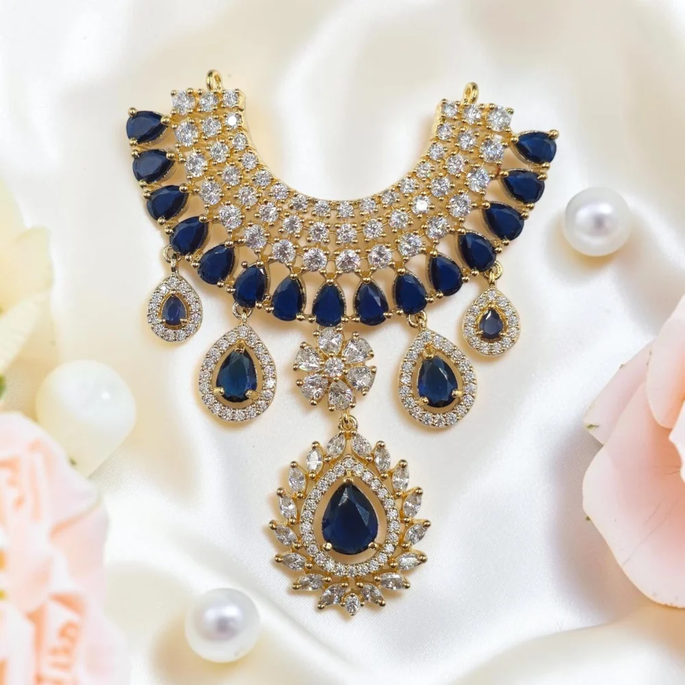 AD necklace AD haar AD mala for laddu gopal premium mala luxurious haar for laddu gopal AD shringar Premium mala for bhagwan ji AD jwellery for bal gopal Krishna AD Choker