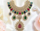 AD necklace AD haar AD mala for laddu gopal premium mala luxurious haar for laddu gopal AD shringar Premium mala for bhagwan ji AD jwellery for bal gopal Krishna AD Choker