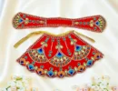 Durga Mata Dress, Durga Mata Lehenga, Durga Mata Poshak, Maa Durga Dress, Durga Idol Dress, Durga Mata Vastra, Durga Mata Shringar Dress, Navratri Dress for Durga Mata, Durga Puja Dress, Handmade Durga Dress, Floral Durga Dress, Designer Durga Mata Poshak, Durga Mata Lehenga Patka, Decorative Durga Dress, Temple Dress for Durga Mata, Festival Dress for Durga Idol, Premium Durga Mata Dress, Durga Idol Clothing, Mata Rani Dress, Durga Mata Decorative Dress