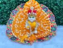 Janmashtami Special beautiful dress for laddu gopal, krishna and radha rani. Ornaments for idols