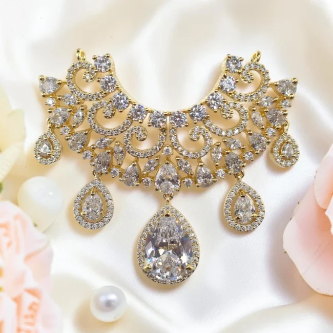 AD necklace AD haar AD mala for laddu gopal premium mala luxurious haar for laddu gopal AD shringar Premium mala for bhagwan ji AD jwellery for bal gopal Krishna AD Choker