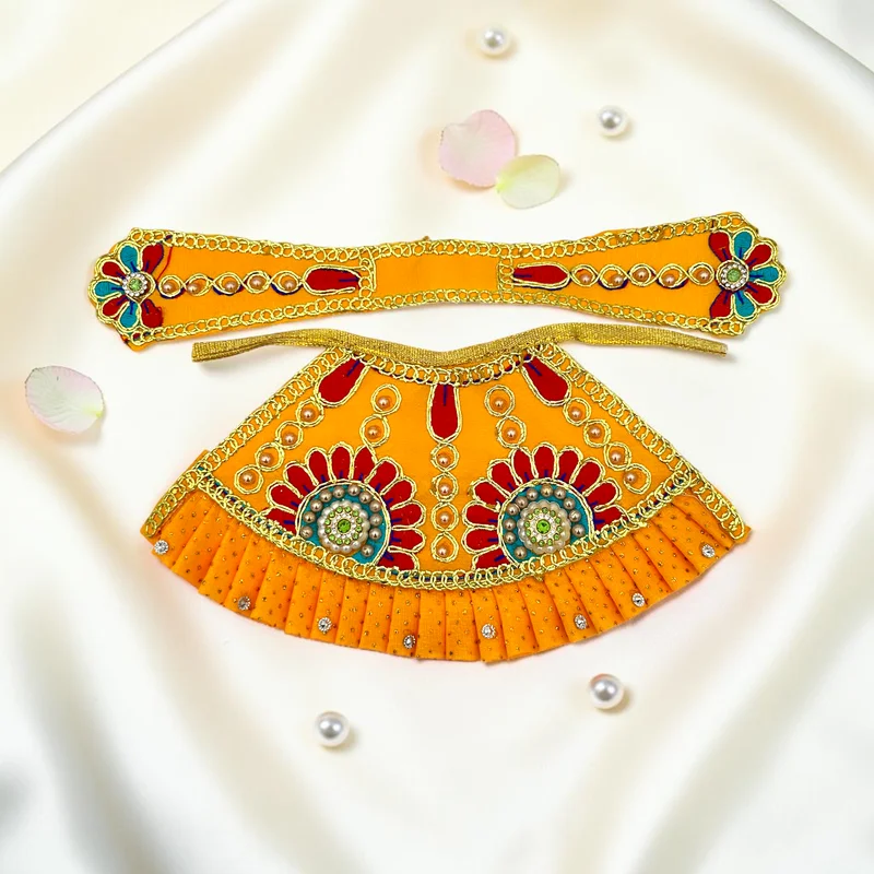 Durga Mata Dress, Durga Mata Lehenga, Durga Mata Poshak, Maa Durga Dress, Durga Idol Dress, Durga Mata Vastra, Durga Mata Shringar Dress, Navratri Dress for Durga Mata, Durga Puja Dress, Handmade Durga Dress, Floral Durga Dress, Designer Durga Mata Poshak, Durga Mata Lehenga Patka, Decorative Durga Dress, Temple Dress for Durga Mata, Festival Dress for Durga Idol, Premium Durga Mata Dress, Durga Idol Clothing, Mata Rani Dress, Durga Mata Decorative Dress