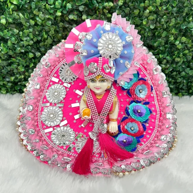 Janmashtami Special beautiful dress for laddu gopal, krishna and radha rani. Ornaments for idols