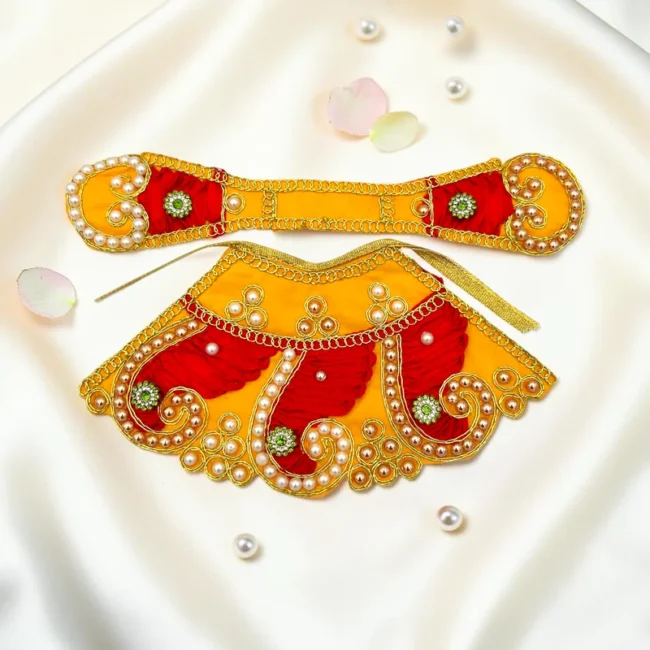 Durga Mata Dress, Durga Mata Lehenga, Durga Mata Poshak, Maa Durga Dress, Durga Idol Dress, Durga Mata Vastra, Durga Mata Shringar Dress, Navratri Dress for Durga Mata, Durga Puja Dress, Handmade Durga Dress, Floral Durga Dress, Designer Durga Mata Poshak, Durga Mata Lehenga Patka, Decorative Durga Dress, Temple Dress for Durga Mata, Festival Dress for Durga Idol, Premium Durga Mata Dress, Durga Idol Clothing, Mata Rani Dress, Durga Mata Decorative Dress