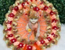 Janmashtami Special beautiful dress for laddu gopal, krishna and radha rani. Ornaments for idols