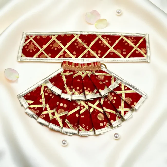 Durga Mata Dress, Durga Mata Lehenga, Durga Mata Poshak, Maa Durga Dress, Durga Idol Dress, Durga Mata Vastra, Durga Mata Shringar Dress, Navratri Dress for Durga Mata, Durga Puja Dress, Handmade Durga Dress, Floral Durga Dress, Designer Durga Mata Poshak, Durga Mata Lehenga Patka, Decorative Durga Dress, Temple Dress for Durga Mata, Festival Dress for Durga Idol, Premium Durga Mata Dress, Durga Idol Clothing, Mata Rani Dress, Durga Mata Decorative Dress