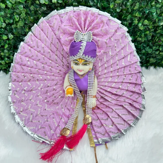 Janmashtami Special beautiful dress for laddu gopal, krishna and radha rani. Ornaments for idols