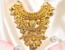 Laddu Gopal Golden Necklace, Trending Laddu Gopal Gold Jewellery, Laddu Gopal Golden Kanthi, Thakur Ji Gold Necklace, Krishna Golden Necklace, Bal Gopal Premium Jewellery, Radha Krishna Golden Jewellery, Golden Necklace for Laddu Gopal, Designer Laddu Gopal Lux Haar, Premium Laddu Gopal AD Jewellery, AD Necklace for Laddu Gopal, Necklace for Krishna Idol, Fancy Kanthi Haar, Temple Jewellery, Janmashtami Jewellery, Laddu Gopal Shringar, Idol Jewellery, Premium Thakur Ji Accessories, Viral Laddu Gopal Necklace, Luxury Laddu Gopal Necklace