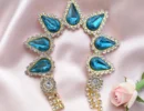 Radha Rani Chandrika, Radha Rani Mukut, Radha Krishna Shringar, Radha Rani Forehead Crown, Idol Jewelry, Deity Ornament, Temple Jewelry, Krishna Bhakti Accessories, Radha Rani Accessories, Janmashtami Decoration, Radha Krishna Crown, Thakur Ji Shringar, Laddu Gopal Accessories, Mandir Decoration Items, Divine Idol Ornament