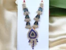 Laddu Gopal Mala, Laddu Gopal Haar, Blue Stone Mala, Krishna Ji Mala, Thakur Ji Mala, Laddu Gopal Jewelry, Laddu Gopal Shringar, Designer Laddu Gopal Haar, Crystal Mala for Laddu Gopal, Kanha Ji Mala, Bal Gopal Jewelry, Temple Jewelry, Janmashtami Shringar, Laddu Gopal Accessories, Krishna Idol Ornament, Fancy Laddu Gopal Mala, Premium Laddu Gopal Necklace, Thakur Ji Accessories, Radha Krishna Shringar, Laddu Gopal Decoration Items