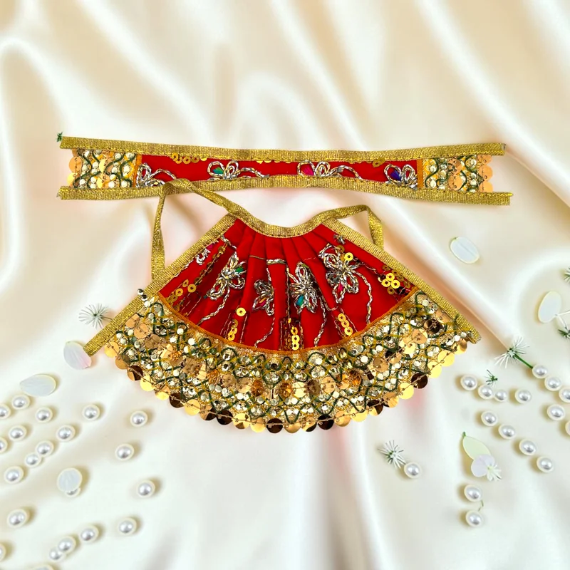 Durga Mata Dress, Durga Mata Lehenga, Durga Mata Poshak, Maa Durga Dress, Durga Idol Dress, Durga Mata Vastra, Durga Mata Shringar Dress, Navratri Dress for Durga Mata, Durga Puja Dress, Handmade Durga Dress, Floral Durga Dress, Designer Durga Mata Poshak, Durga Mata Lehenga Patka, Decorative Durga Dress, Temple Dress for Durga Mata, Festival Dress for Durga Idol, Premium Durga Mata Dress, Durga Idol Clothing, Mata Rani Dress, Durga Mata Decorative Dress