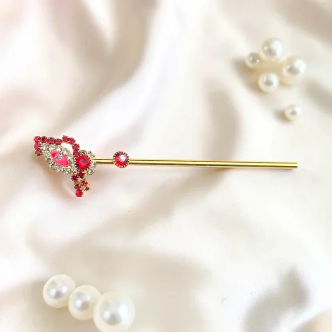 Stone Bansuri for Laddu Gopal | Designer Bansi for Thakur Ji | Size 3 Inches
