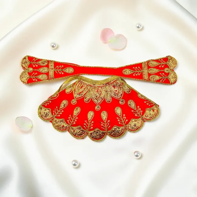Durga Mata Dress, Durga Mata Lehenga, Durga Mata Poshak, Maa Durga Dress, Durga Idol Dress, Durga Mata Vastra, Durga Mata Shringar Dress, Navratri Dress for Durga Mata, Durga Puja Dress, Handmade Durga Dress, Floral Durga Dress, Designer Durga Mata Poshak, Durga Mata Lehenga Patka, Decorative Durga Dress, Temple Dress for Durga Mata, Festival Dress for Durga Idol, Premium Durga Mata Dress, Durga Idol Clothing, Mata Rani Dress, Durga Mata Decorative Dress