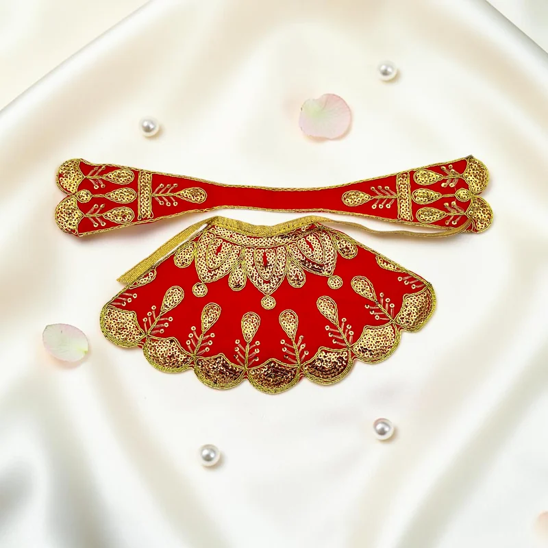 Durga Mata Dress, Durga Mata Lehenga, Durga Mata Poshak, Maa Durga Dress, Durga Idol Dress, Durga Mata Vastra, Durga Mata Shringar Dress, Navratri Dress for Durga Mata, Durga Puja Dress, Handmade Durga Dress, Floral Durga Dress, Designer Durga Mata Poshak, Durga Mata Lehenga Patka, Decorative Durga Dress, Temple Dress for Durga Mata, Festival Dress for Durga Idol, Premium Durga Mata Dress, Durga Idol Clothing, Mata Rani Dress, Durga Mata Decorative Dress