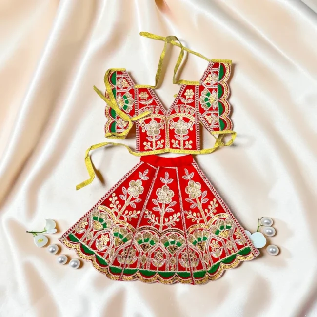 Durga Mata Dress, Durga Mata Lehenga, Durga Mata Poshak, Maa Durga Dress, Durga Idol Dress, Durga Mata Vastra, Durga Mata Shringar Dress, Navratri Dress for Durga Mata, Durga Puja Dress, Handmade Durga Dress, Floral Durga Dress, Designer Durga Mata Poshak, Durga Mata Lehenga Patka, Decorative Durga Dress, Temple Dress for Durga Mata, Festival Dress for Durga Idol, Premium Durga Mata Dress, Durga Idol Clothing, Mata Rani Dress, Durga Mata Decorative Dress