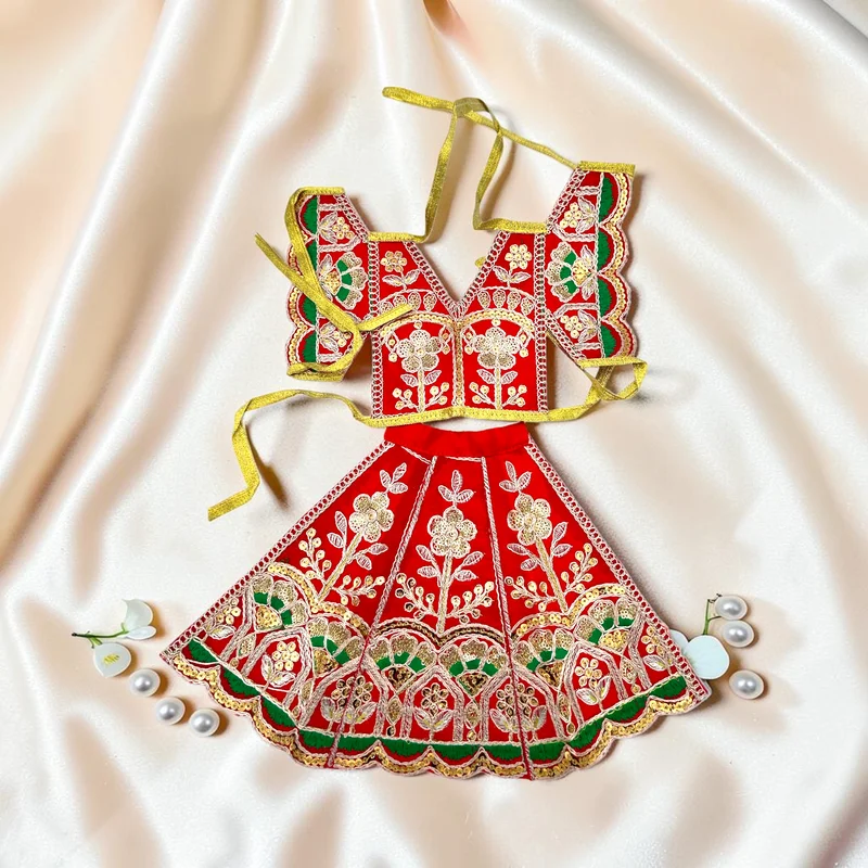 Durga Mata Dress, Durga Mata Lehenga, Durga Mata Poshak, Maa Durga Dress, Durga Idol Dress, Durga Mata Vastra, Durga Mata Shringar Dress, Navratri Dress for Durga Mata, Durga Puja Dress, Handmade Durga Dress, Floral Durga Dress, Designer Durga Mata Poshak, Durga Mata Lehenga Patka, Decorative Durga Dress, Temple Dress for Durga Mata, Festival Dress for Durga Idol, Premium Durga Mata Dress, Durga Idol Clothing, Mata Rani Dress, Durga Mata Decorative Dress