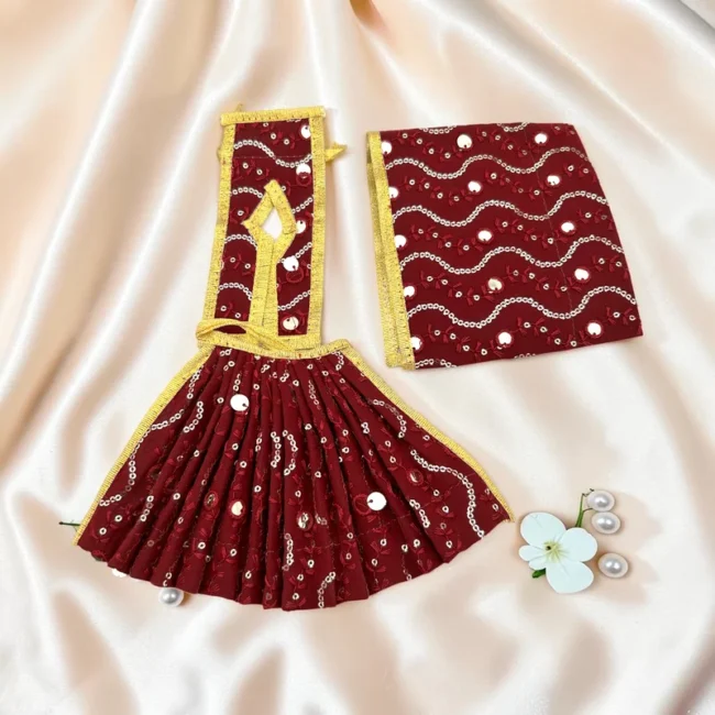 Durga Mata Dress, Durga Mata Lehenga, Durga Mata Poshak, Maa Durga Dress, Durga Idol Dress, Durga Mata Vastra, Durga Mata Shringar Dress, Navratri Dress for Durga Mata, Durga Puja Dress, Handmade Durga Dress, Floral Durga Dress, Designer Durga Mata Poshak, Durga Mata Lehenga Patka, Decorative Durga Dress, Temple Dress for Durga Mata, Festival Dress for Durga Idol, Premium Durga Mata Dress, Durga Idol Clothing, Mata Rani Dress, Durga Mata Decorative Dress