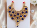 Laddu Gopal choker, AD Choker, Laddu Gopal kanthi, Blue Stone Mala, Krishna Ji Mala, Thakur Ji Mala, Laddu Gopal Jewelry, Laddu Gopal Shringar, Designer Laddu Gopal Haar, Crystal Mala for Laddu Gopal, Kanha Ji Mala, Bal Gopal Jewelry, Temple Jewelry, Janmashtami Shringar, Laddu Gopal Accessories, Krishna Idol Ornament, Fancy Laddu Gopal Mala, Premium Laddu Gopal Necklace, Thakur Ji Accessories, Radha Krishna Shringar, Laddu Gopal Decoration Items