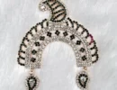 Beautiful stone Chandrika damini for Radha rani, laddu gopal, idols.