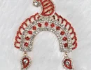 Beautiful stone Chandrika damini for Radha rani, laddu gopal, idols.