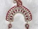 Beautiful stone Chandrika damini for Radha rani, laddu gopal, idols.