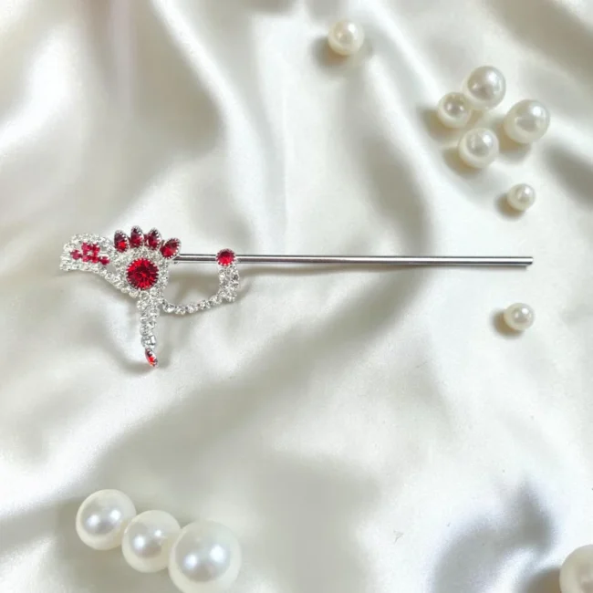 Stone Bansuri for Laddu Gopal | Designer Bansi for Thakur Ji | Size 4 Inches