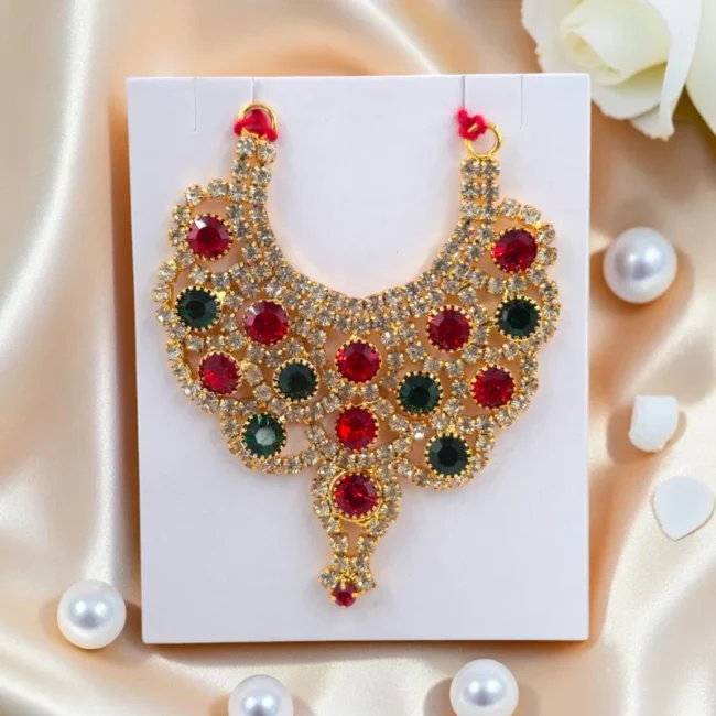 Premium Haar Kanthi, Beautiful Stone kanthi
