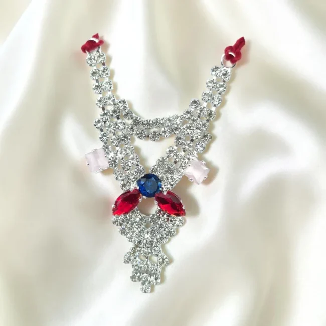 Stone Mala for Laddu Gopal | Designer Crystal Haar for Thakur Ji