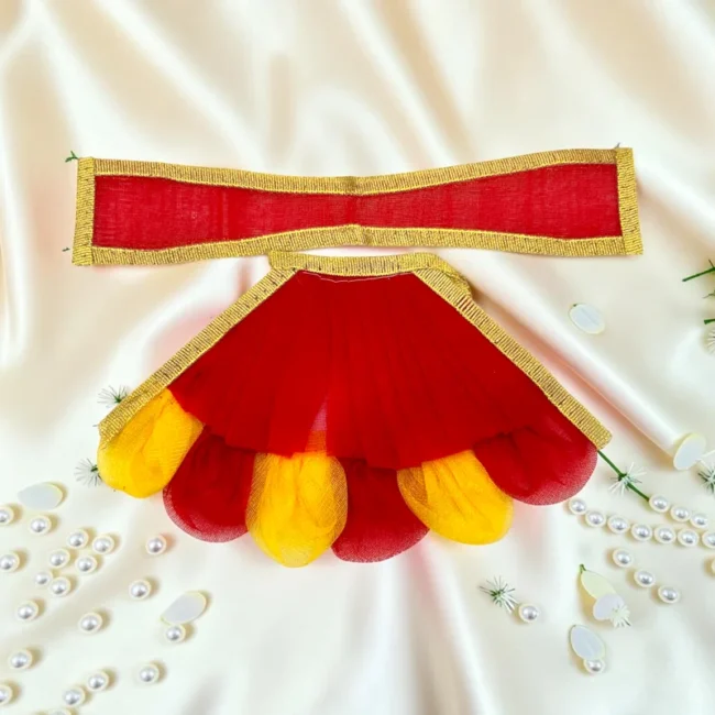 Durga Mata Dress, Durga Mata Lehenga, Durga Mata Poshak, Maa Durga Dress, Durga Idol Dress, Durga Mata Vastra, Durga Mata Shringar Dress, Navratri Dress for Durga Mata, Durga Puja Dress, Handmade Durga Dress, Floral Durga Dress, Designer Durga Mata Poshak, Durga Mata Lehenga Patka, Decorative Durga Dress, Temple Dress for Durga Mata, Festival Dress for Durga Idol, Premium Durga Mata Dress, Durga Idol Clothing, Mata Rani Dress, Durga Mata Decorative Dress