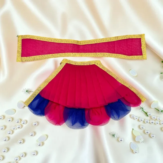 Durga Mata Dress, Durga Mata Lehenga, Durga Mata Poshak, Maa Durga Dress, Durga Idol Dress, Durga Mata Vastra, Durga Mata Shringar Dress, Navratri Dress for Durga Mata, Durga Puja Dress, Handmade Durga Dress, Floral Durga Dress, Designer Durga Mata Poshak, Durga Mata Lehenga Patka, Decorative Durga Dress, Temple Dress for Durga Mata, Festival Dress for Durga Idol, Premium Durga Mata Dress, Durga Idol Clothing, Mata Rani Dress, Durga Mata Decorative Dress
