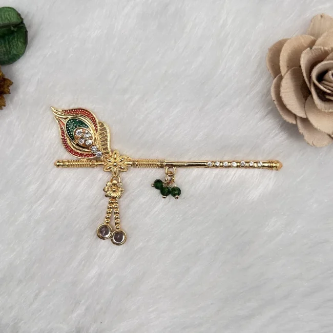 Beautiful Flute bansuri for laddu gopal, krishna, kanha. Janmashtami Special Ornaments.