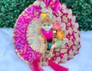 Janmashtami Special beautiful dress for laddu gopal, krishna and radha rani. Ornaments for idols