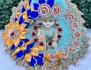 Janmashtami Special beautiful dress for laddu gopal, krishna and radha rani. Ornaments for idols