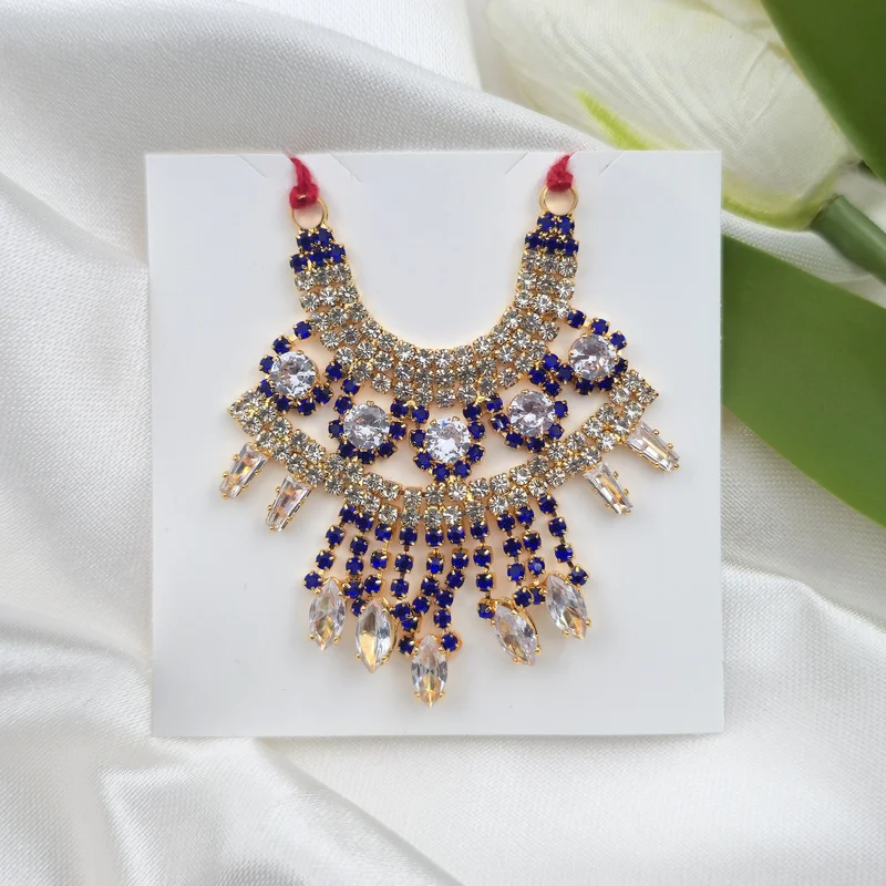 Laddu Gopal Mala, Laddu Gopal Haar, Blue Stone Mala, Krishna Ji Mala, Thakur Ji Mala, Laddu Gopal Jewelry, Laddu Gopal Shringar, Designer Laddu Gopal Haar, Crystal Mala for Laddu Gopal, Kanha Ji Mala, Bal Gopal Jewelry, Temple Jewelry, Janmashtami Shringar, Laddu Gopal Accessories, Krishna Idol Ornament, Fancy Laddu Gopal Mala, Premium Laddu Gopal Necklace, Thakur Ji Accessories, Radha Krishna Shringar, Laddu Gopal Decoration Items