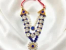 Kundan Mala, Laddu Gopal beads Mala, Laddu Gopal crystal Haar, Blue Stone Mala, Krishna Ji Mala, Thakur Ji Mala, Laddu Gopal Jewelry, Laddu Gopal Shringar, Designer Laddu Gopal Haar, Crystal Mala for Laddu Gopal, Kanha Ji Mala, Bal Gopal Jewelry, Temple Jewelry, Janmashtami Shringar, Laddu Gopal Accessories, Krishna Idol Ornament, Fancy Laddu Gopal Mala, Premium Laddu Gopal Necklace, Thakur Ji Accessories, Radha Krishna Shringar, Laddu Gopal Decoration Items